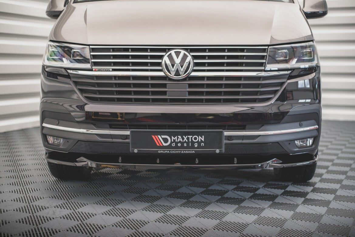Frontlippe V.2 passend für VW T6.1 schwarz Hochglanz