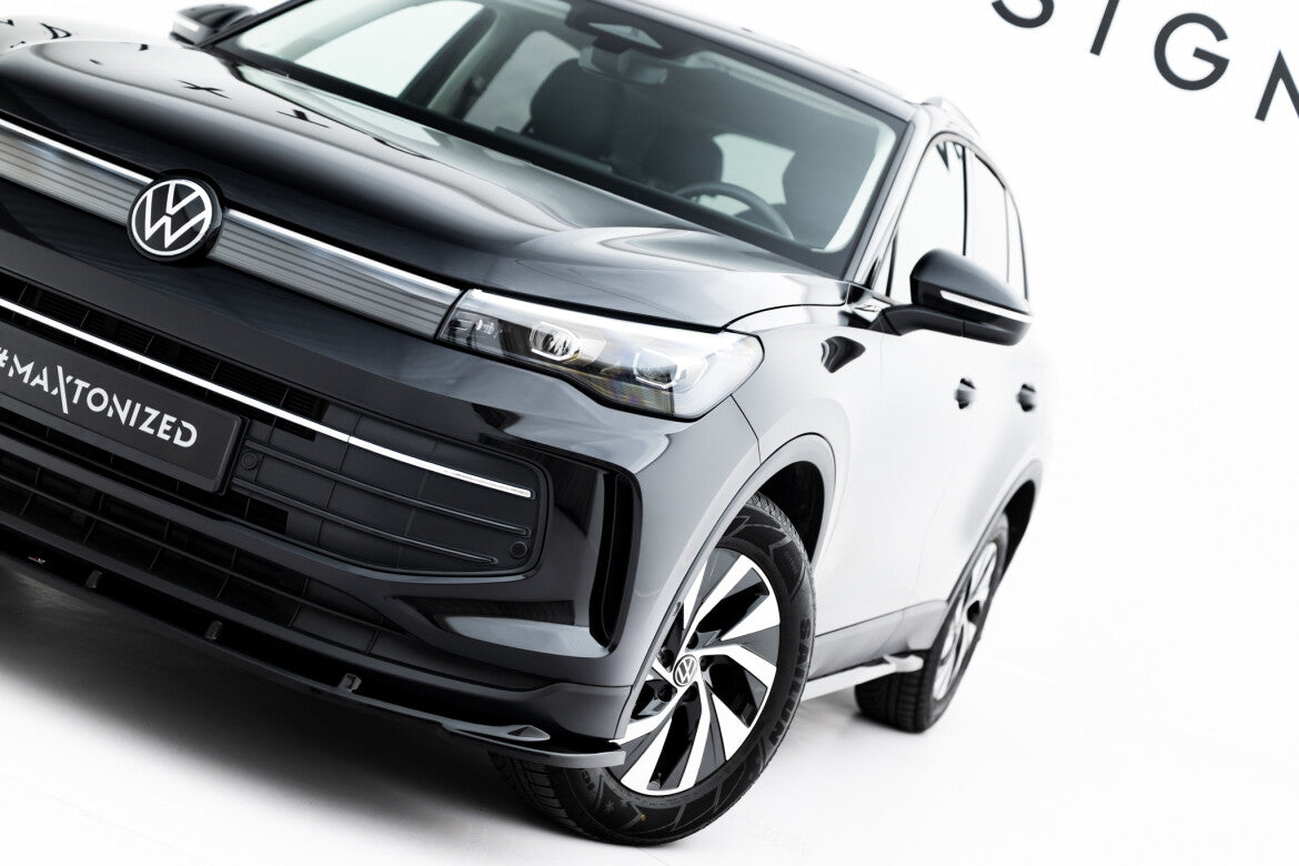 Frontlippe V.2 passend für VW Tiguan Mk3 schwarz Hochglanz