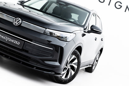 Frontlippe V.2 passend für VW Tiguan Mk3 schwarz Hochglanz