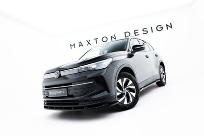 Frontlippe V.2 passend für VW Tiguan Mk3 schwarz Hochglanz