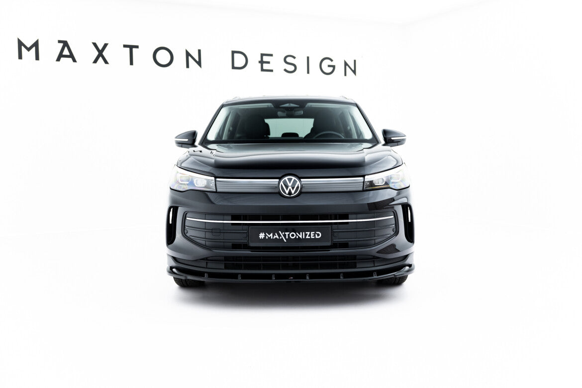 Frontlippe V.2 passend für VW Tiguan Mk3 schwarz Hochglanz