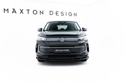 Frontlippe V.2 passend für VW Tiguan Mk3 schwarz Hochglanz