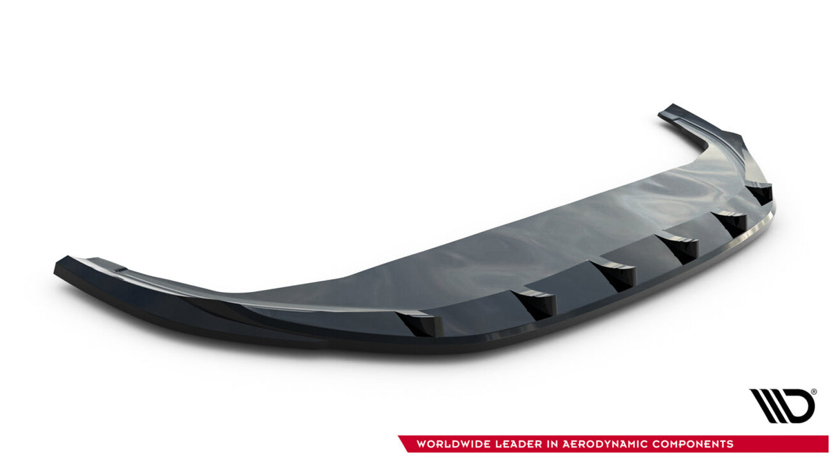 Frontlippe V.2 passend für VW Tiguan Mk3 schwarz Hochglanz