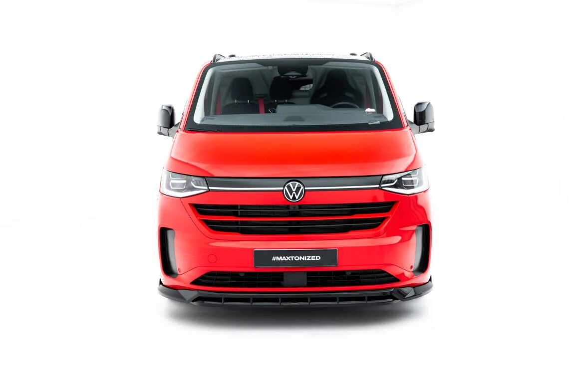 Frontlippe V.2 passend für VW Transporter T7 schwarz Hochglanz