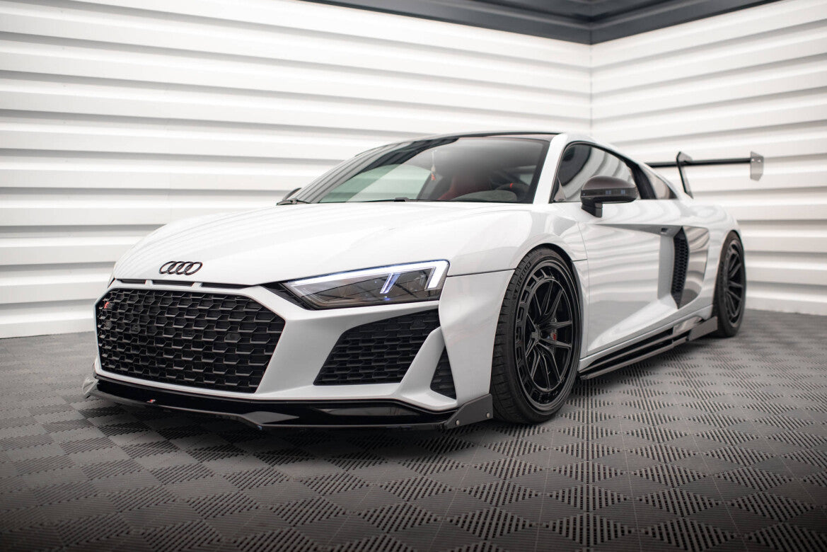 Frontlippe V.3 + Flaps passend für Audi R8 Mk2 FL