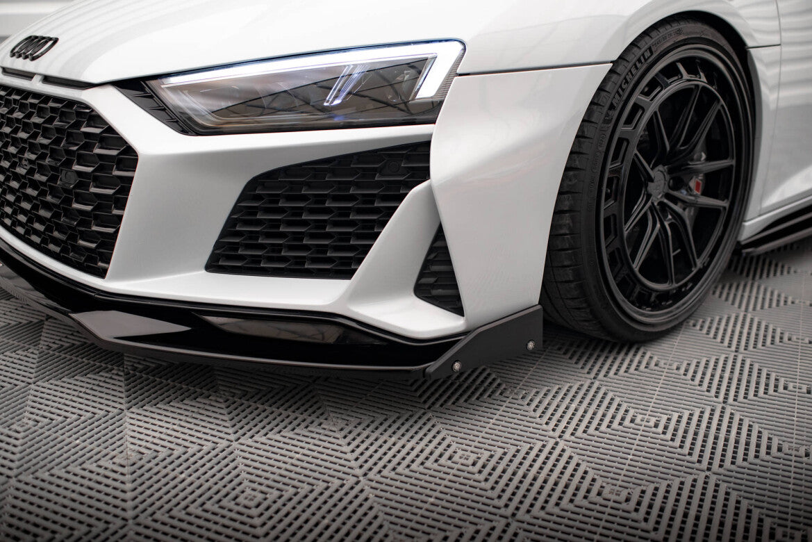 Frontlippe V.3 + Flaps passend für Audi R8 Mk2 FL