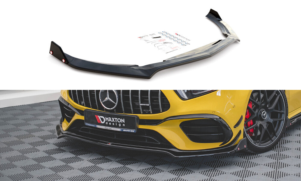 Frontlippe V.3 + Flaps passend für Mercedes-AMG A 45 S Aero Pack W177