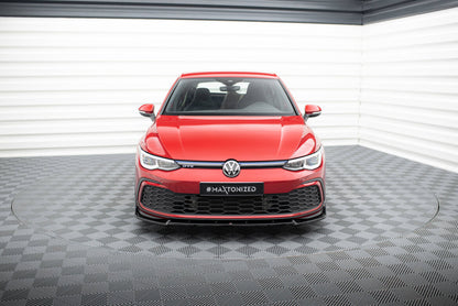 Frontlippe V.3 + Flaps passend für VW Golf GTI / GTE / GTD / R-Line Mk8