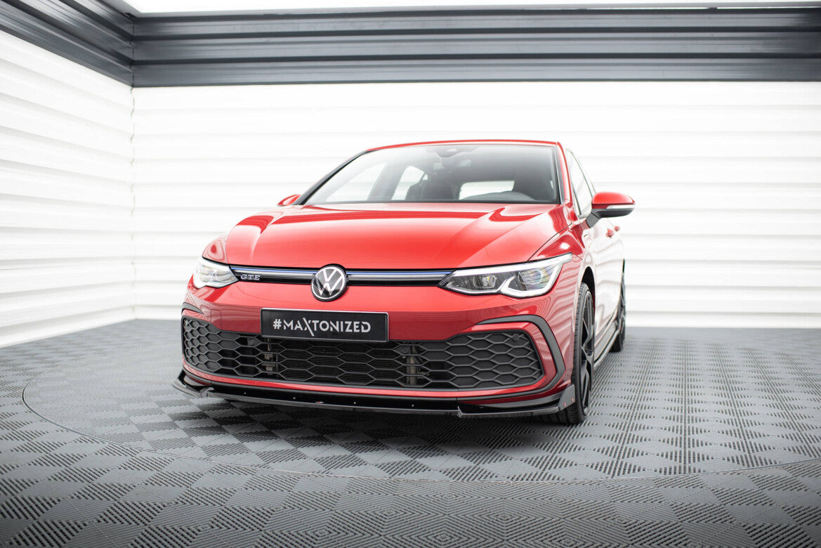 Frontlippe V.3 + Flaps passend für VW Golf GTI / GTE / GTD / R-Line Mk8