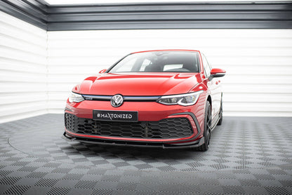 Frontlippe V.3 + Flaps passend für VW Golf GTI / GTE / GTD / R-Line Mk8