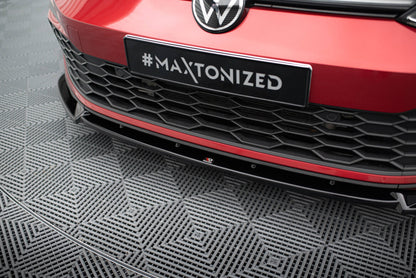 Frontlippe V.3 + Flaps passend für VW Golf GTI / GTE / GTD / R-Line Mk8