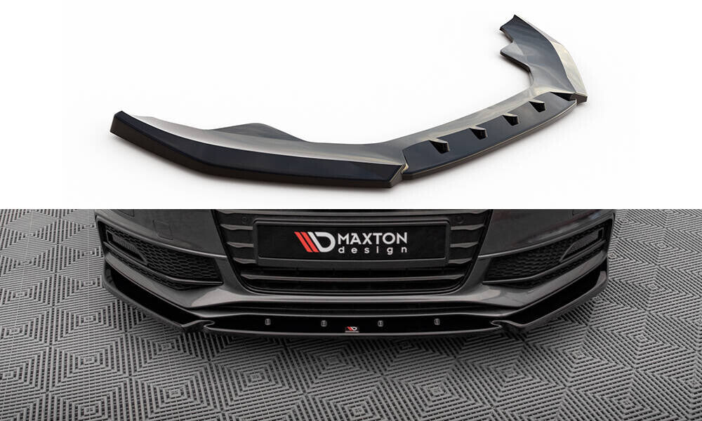 Frontlippe V.3 passend für Audi A4 S-Line / S4 B8 FL schwarz Hochglanz