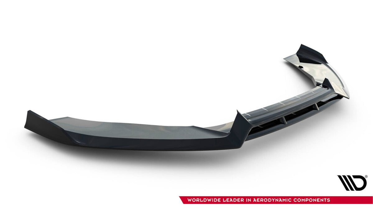 Frontlippe V.3 passend für Audi A6 / A6 C7 S-line/ S6 C7 FL schwarz Hochglanz