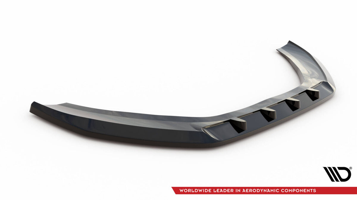 Frontlippe V.3 passend für Audi A6 C7 schwarz Hochglanz