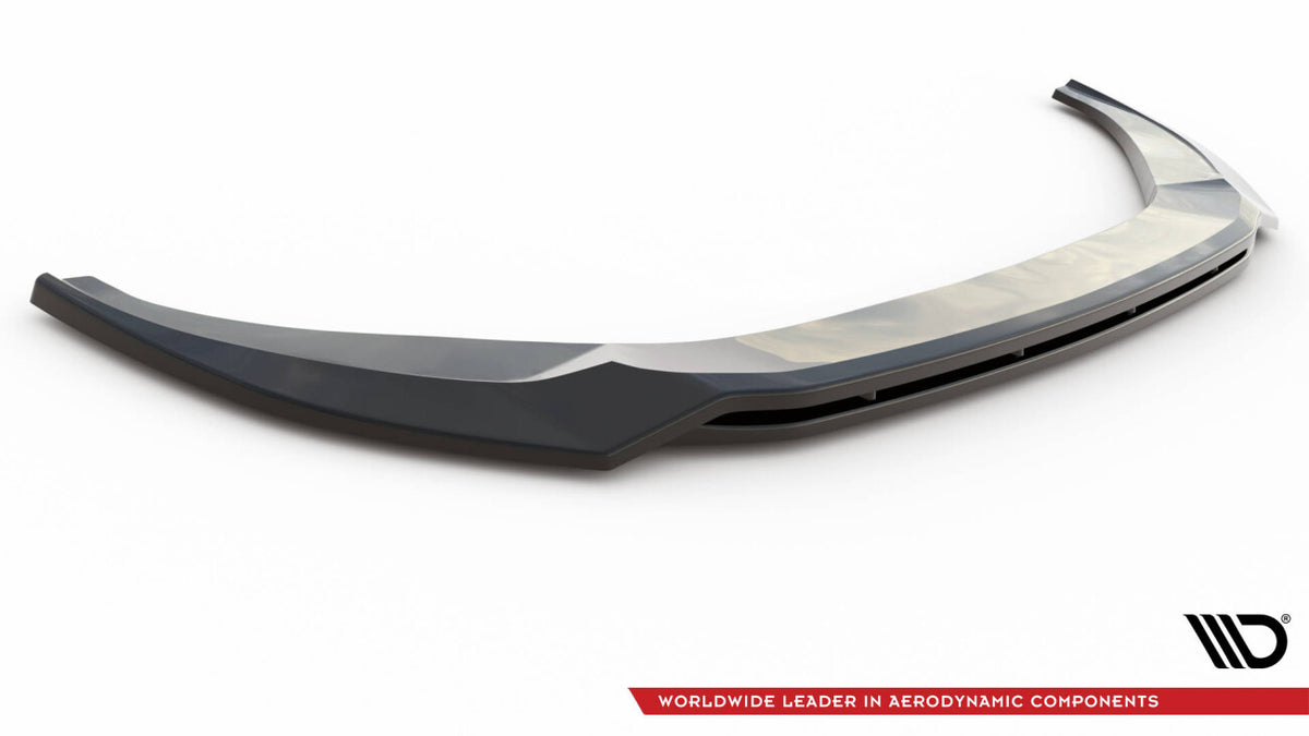 Frontlippe V.3 passend für Audi A6 C8 schwarz Hochglanz