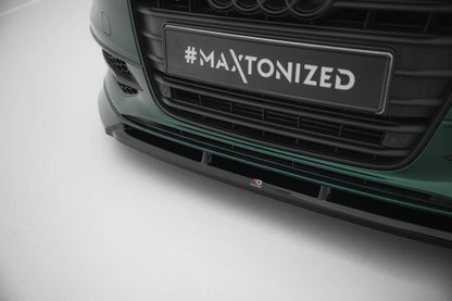 Frontlippe V.3 passend für Audi A6 S-line / S6 C7 schwarz Hochglanz