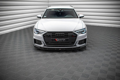 Frontlippe V.3 passend für Audi A6 S-Line / S6 C8 / C8 FL schwarz Hochglanz