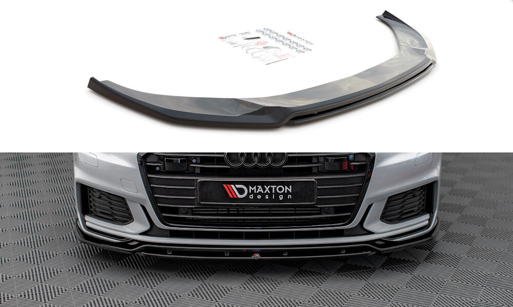 Frontlippe V.3 passend für Audi A6 S-Line / S6 C8 / C8 FL schwarz Hochglanz