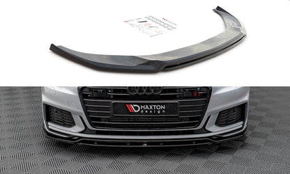 Frontlippe V.3 passend für Audi A6 S-Line / S6 C8 / C8 FL schwarz Hochglanz