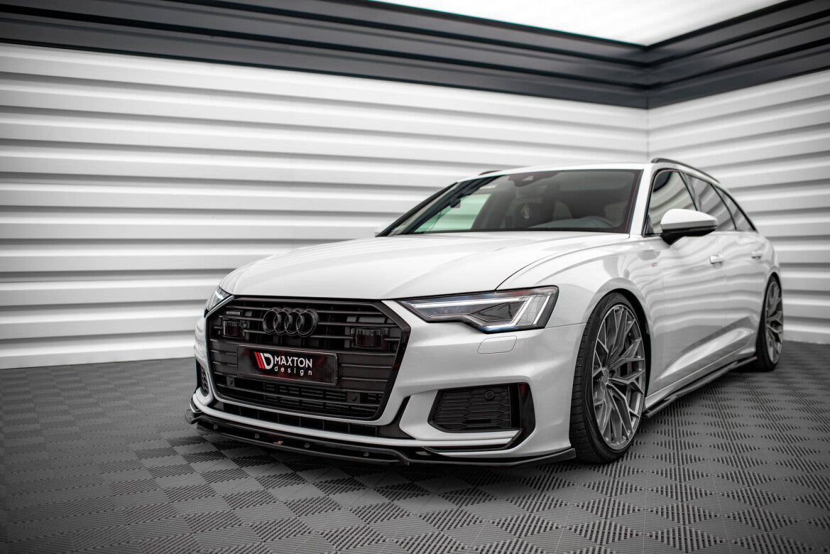 Frontlippe V.3 passend für Audi A6 S-Line / S6 C8 / C8 FL schwarz Hochglanz