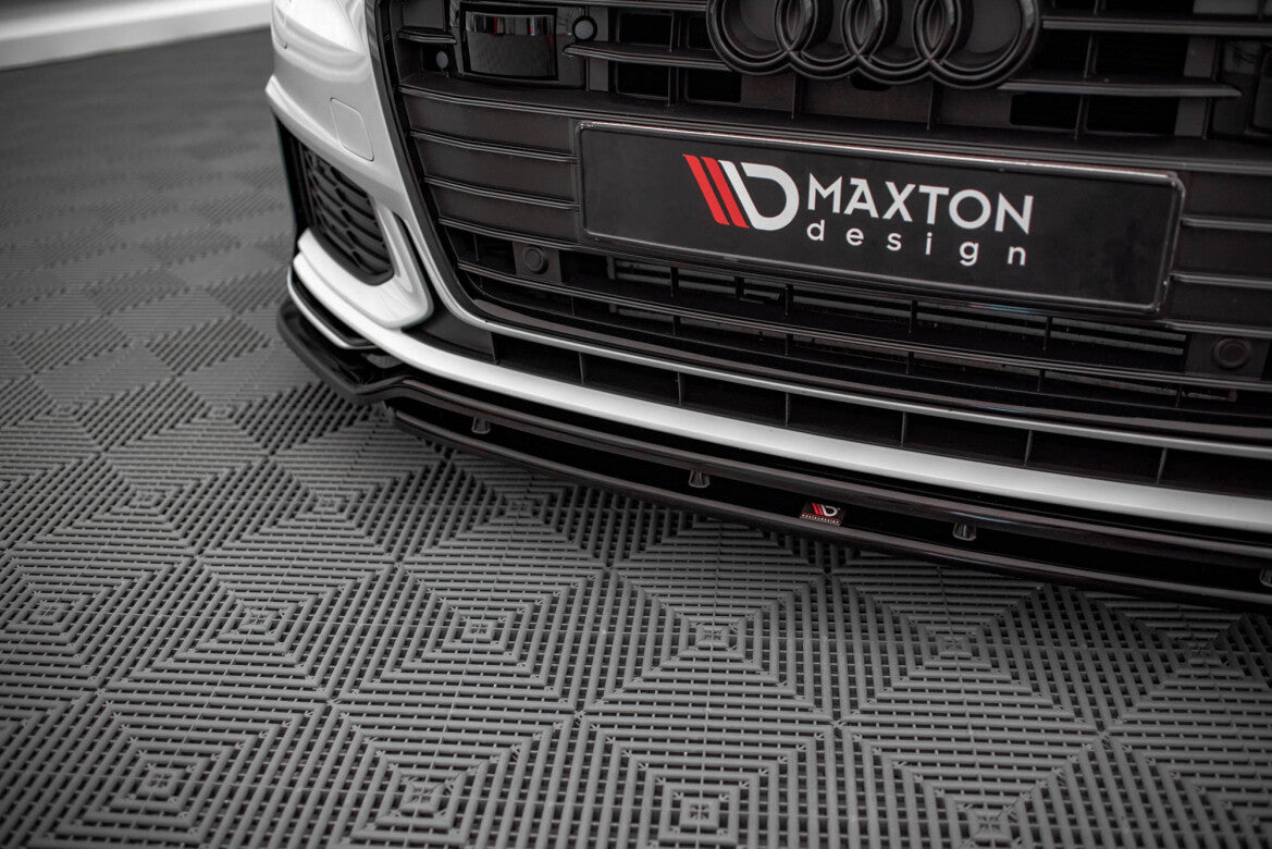 Frontlippe V.3 passend für Audi A6 S-Line / S6 C8 / C8 FL schwarz Hochglanz