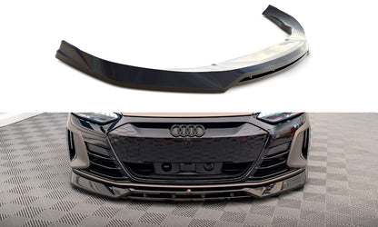 Frontlippe V.3 passend für Audi e-Tron GT / RS GT Mk1 schwarz Hochglanz