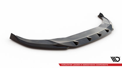 Frontlippe V.3 passend für Audi Q3 Sportback / SUV S-Line F3 schwarz Hochglanz