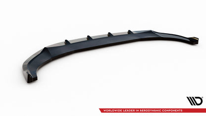 Frontlippe V.3 passend für Audi Q3 Sportback / SUV S-Line F3 schwarz Hochglanz