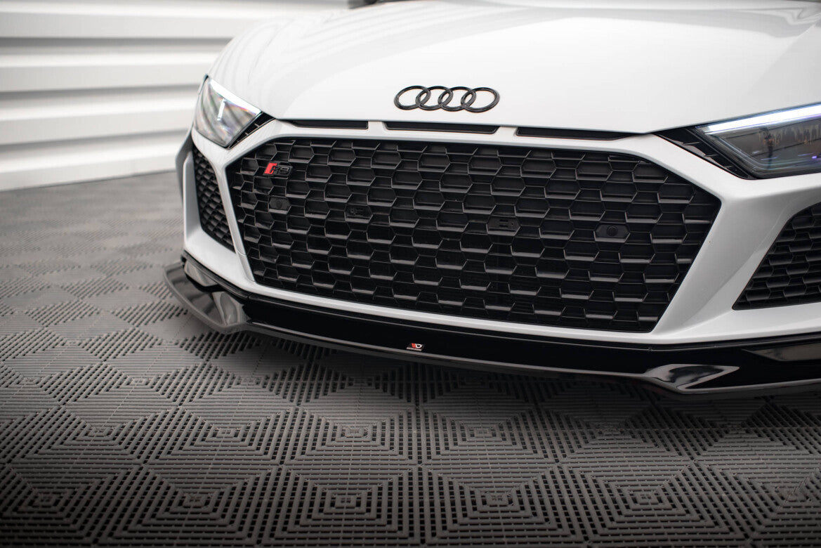 Frontlippe V.3 passend für Audi R8 Mk2 FL schwarz Hochglanz