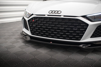 Frontlippe V.3 passend für Audi R8 Mk2 FL schwarz Hochglanz