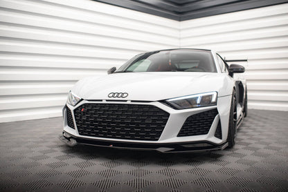 Frontlippe V.3 passend für Audi R8 Mk2 FL schwarz Hochglanz