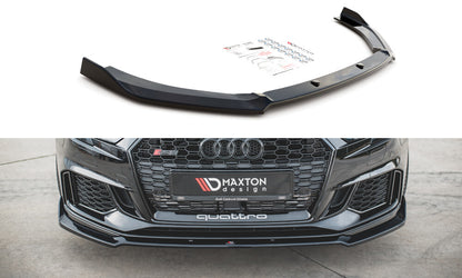 Frontlippe V.3 passend für Audi RS3 8V FL Sportback schwarz Hochglanz