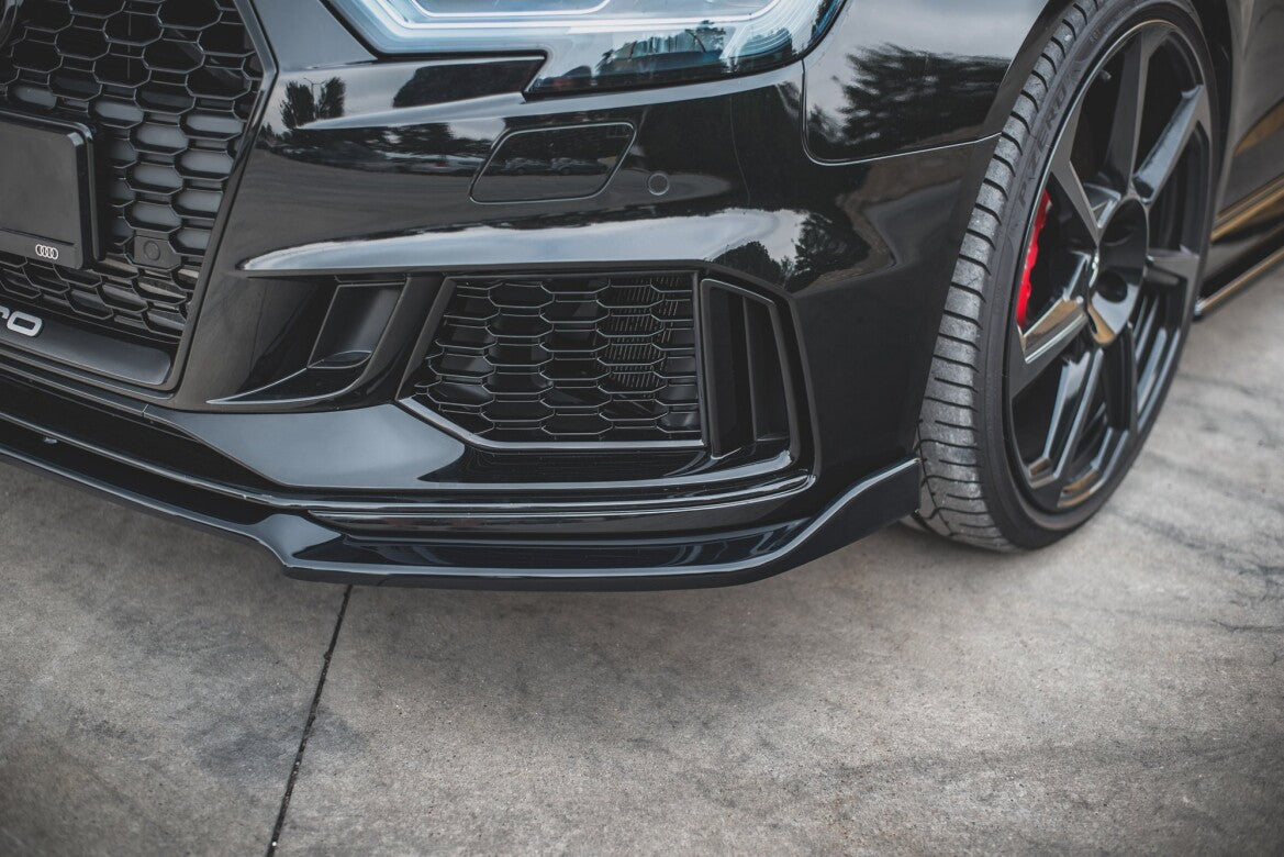 Frontlippe V.3 passend für Audi RS3 8V FL Sportback schwarz Hochglanz