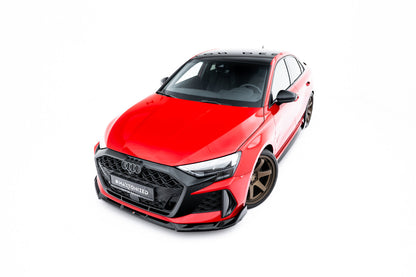 Frontlippe V.3 passend für Audi RS3 Sportback 8Y FL schwarz Hochglanz