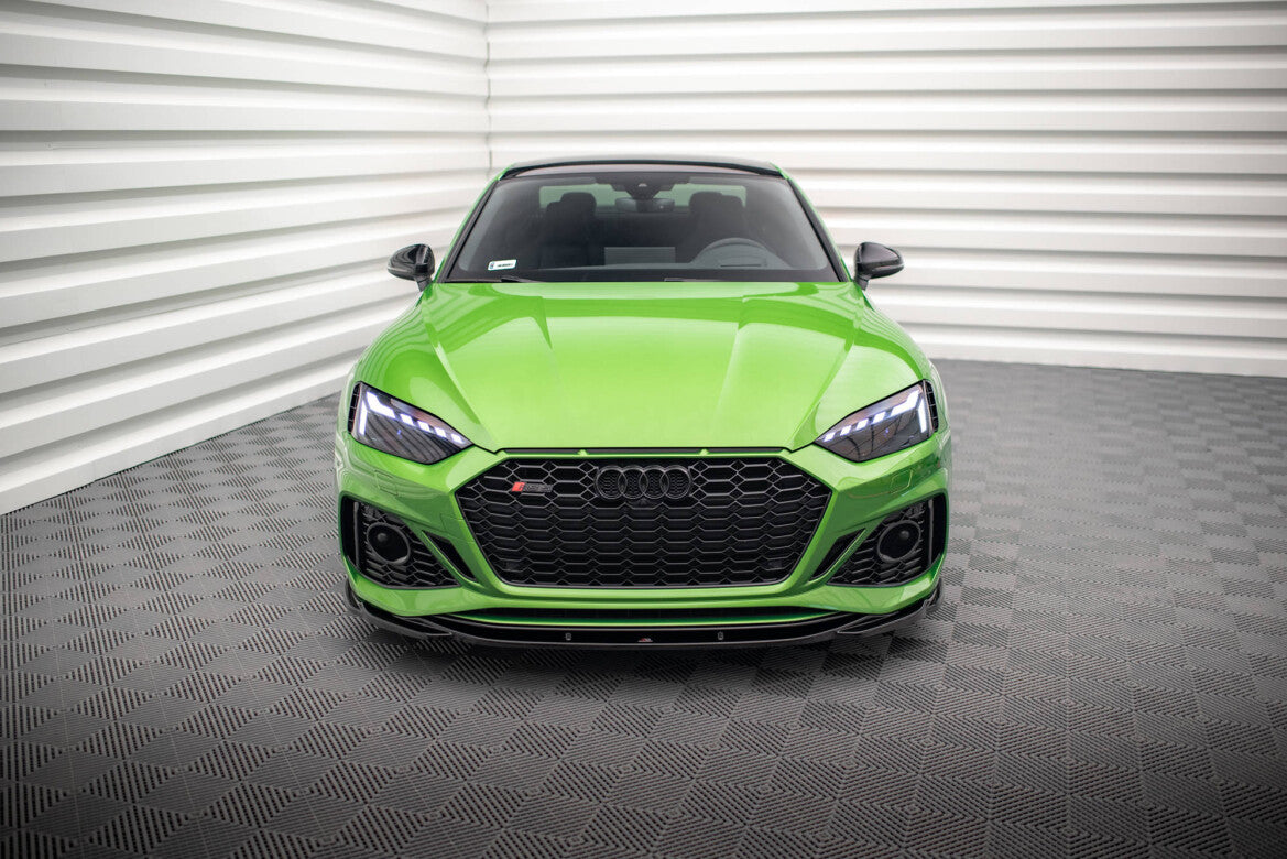 Frontlippe V.3 passend für Audi RS5 F5 FL schwarz Hochglanz
