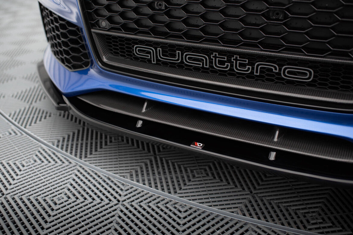 Frontlippe V.3 passend für Audi RS6 C7 / C7 FL schwarz Hochglanz