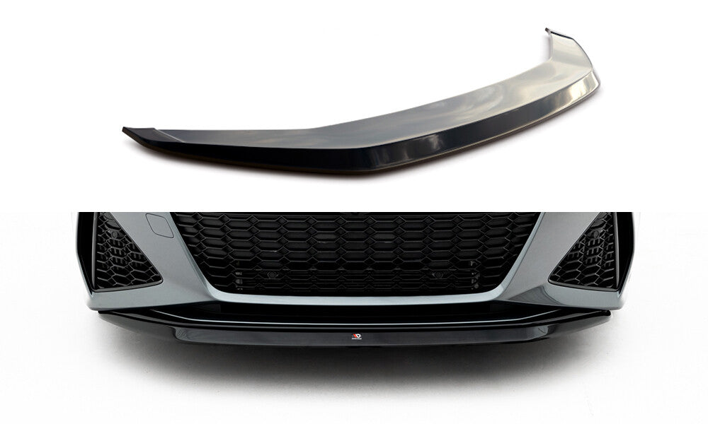 Frontlippe V.3 passend für Audi RS6 C8 / C8 FL schwarz Hochglanz