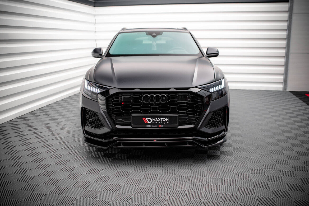 Frontlippe V.3 passend für Audi RSQ8 Mk1 schwarz Hochglanz