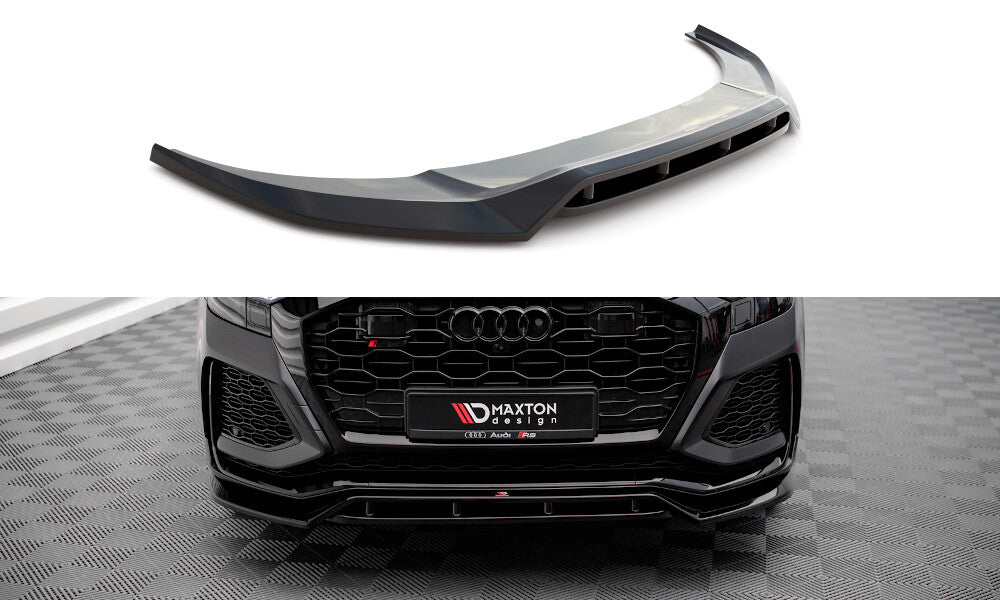 Frontlippe V.3 passend für Audi RSQ8 Mk1 schwarz Hochglanz