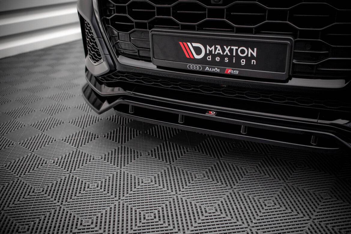 Frontlippe V.3 passend für Audi RSQ8 Mk1 schwarz Hochglanz