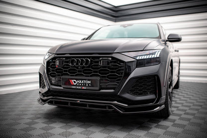 Frontlippe V.3 passend für Audi RSQ8 Mk1 schwarz Hochglanz