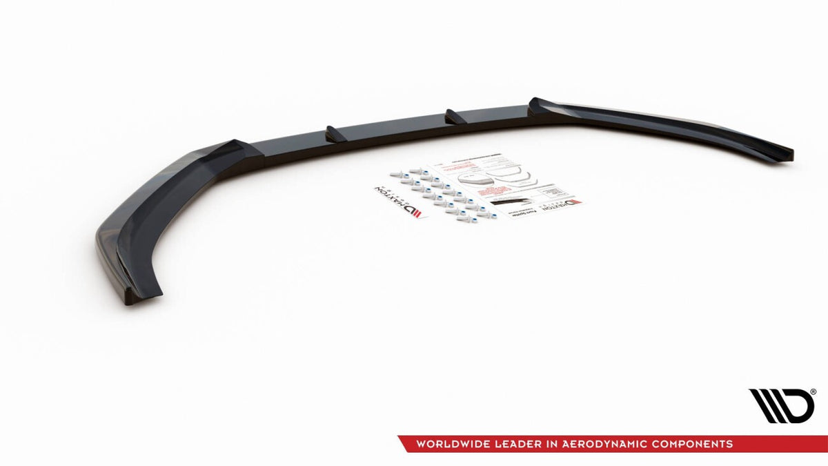 Frontlippe V.3 passend für Audi S3 / A3 S-Line 8V FL Limousine schwarz Hochglanz
