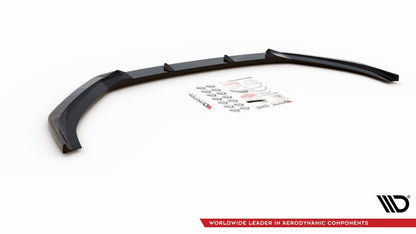 Frontlippe V.3 passend für Audi S3 / A3 S-Line 8V FL Limousine schwarz Hochglanz