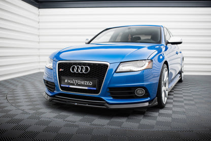 Frontlippe V.3 passend für Audi S4 / A4 S-Line B8 schwarz Hochglanz