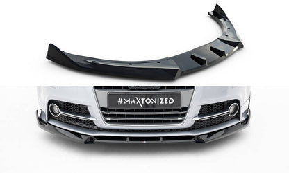 Frontlippe V.3 passend für Audi TT S / TT S-Line 8J FL schwarz Hochglanz