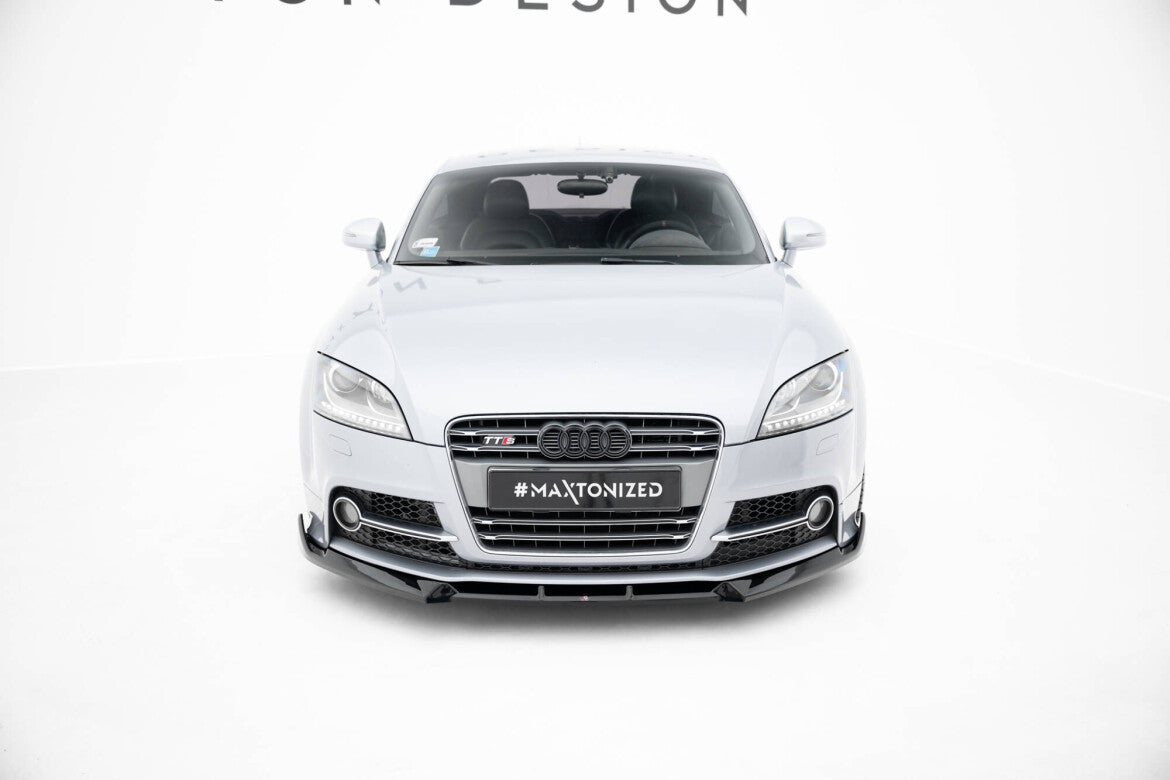 Frontlippe V.3 passend für Audi TT S / TT S-Line 8J FL schwarz Hochglanz