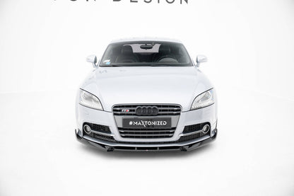 Frontlippe V.3 passend für Audi TT S / TT S-Line 8J FL schwarz Hochglanz