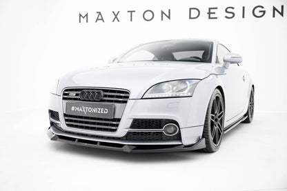 Frontlippe V.3 passend für Audi TT S / TT S-Line 8J FL schwarz Hochglanz