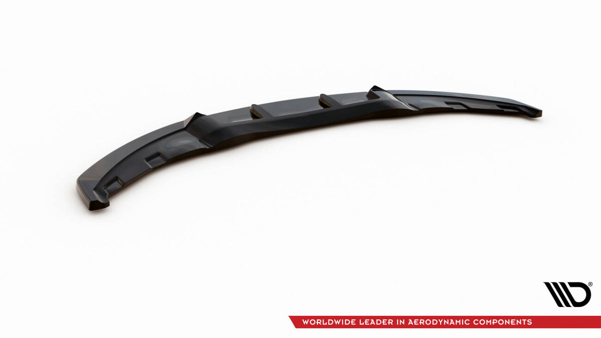 Frontlippe V.3 passend für BMW 1er E81 FL schwarz Hochglanz