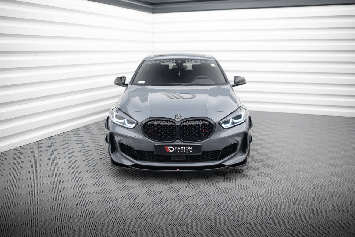Frontlippe V.3 passend für BMW 1er M-Paket/ M135i / 128ti F40 schwarz Hochglanz